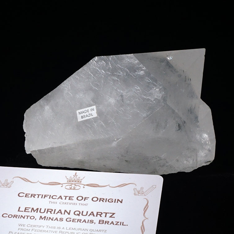 水晶 クラスター ブラジル ミナスジェライス州 コリント産 証明書付属 レムリアンシード クリスタル 浄化 天然水晶 すいしょう 一点物 送料無料 282-231 5,964円
