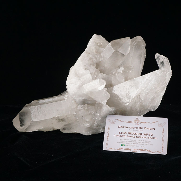 4.5Kg 水晶 クラスター 原石 ブラジル ミナスジェライス州 コリント産 証明書付属 天然水晶 浄化用 レムリアンシード クリスタル インテリア すいしょう 一点物 送料無料 282-441｜天然石・パワーストーンの東昇