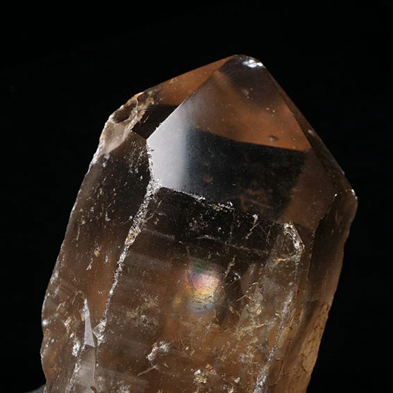 レムリアンシード クリスタル 水晶 原石 スモーキークォーツ 虹入り ブラジル ミナスジェライス州 コリント産 証明書付属 天然水晶 浄化 開運 crystal すいしょう 一点物 送料無料 281-253