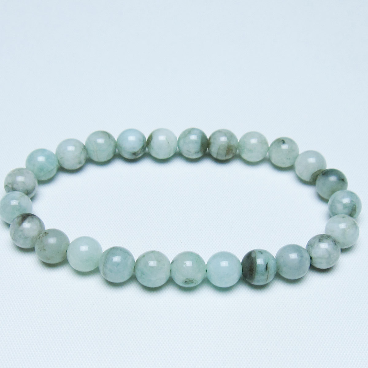 楽天市場】エメラルド ブレスレット 11mm 18.5cm メンズL レディースLL