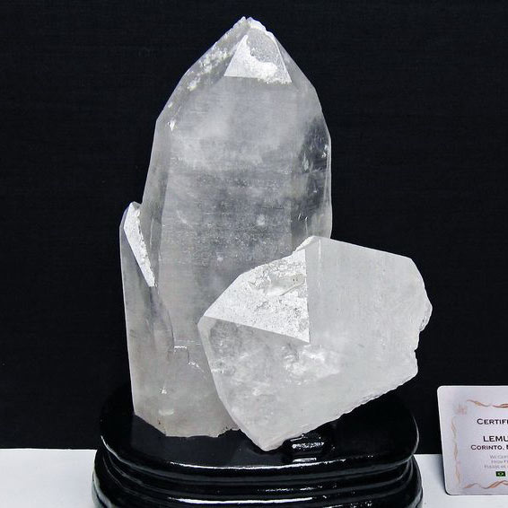 1.4Kg 水晶 クラスター 原石 台座付属 ブラジル ミナスジェライス州 コリント産 浄化 開運 風水 置物 レムリアンシード クリスタル すいしょう 一点物 送料無料 182-8106｜天然石・パワーストーンの東昇 27,105円