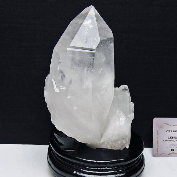 1.1Kg 水晶 クラスター 原石 台座付属 ブラジル ミナスジェライス州 コリント産 浄化 開運 風水 置物 レムリアンシード クリスタル すいしょう 一点物 送料無料 182-8111