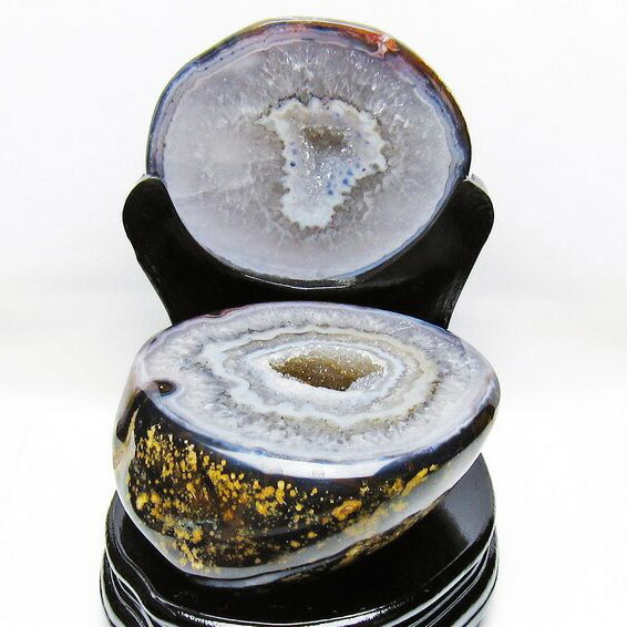 3.7Kg トレジャーメノウ アゲート 財宝メノウ 聚宝盆瑪瑙 agate ジオード 原石 瑪瑙 置物 龍穴 パワースポット 風水 開運 台座付属 一点物 送料無料 175-1494