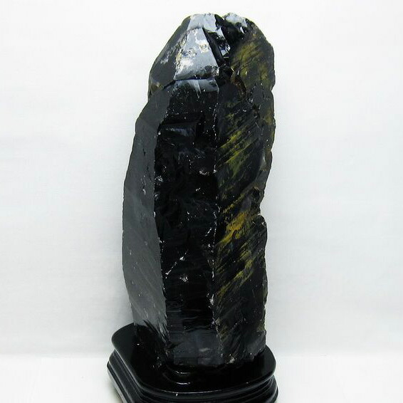 6.1Kg モリオン 原石 黒水晶 原石 山東省産 morion 天然石 パワーストーン 台座付属 一点物 送料無料 191-533