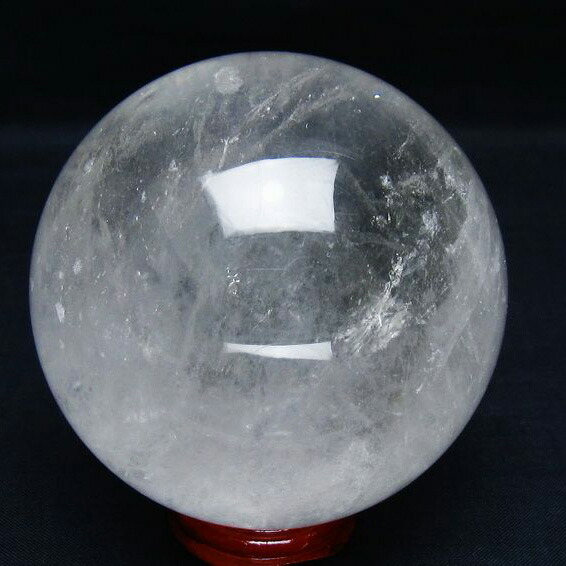 水晶 丸玉 75mm 水晶玉 置物 浄化 クリスタルボール 玉 球体 スフィア パワーストーン 天然石 すいしょう 一点物 送料無料 151-8908