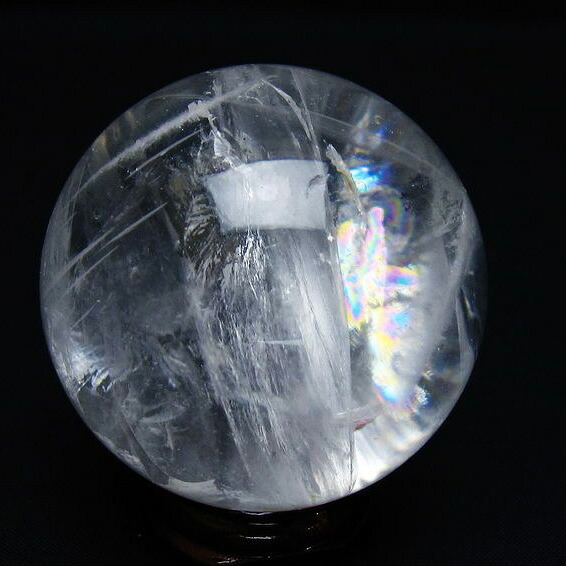 水晶 丸玉 60mm 水晶玉 置物 浄化 クリスタルボール 玉 球体 スフィア 天然石 パワーストーン すいしょう 一点物 送料無料 151-8964
