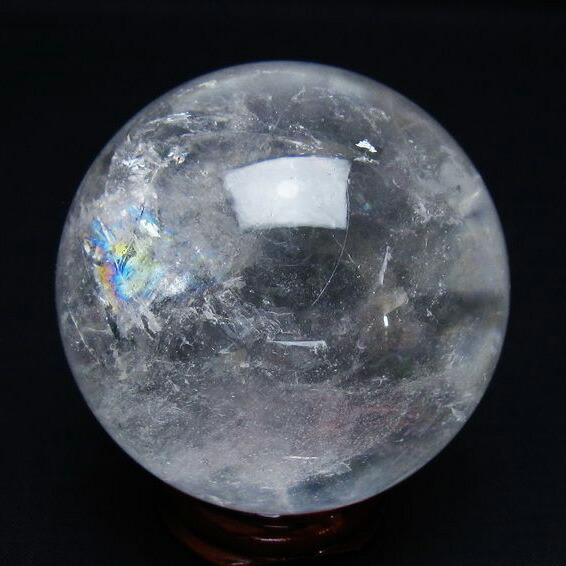 水晶 丸玉 61mm 水晶玉 置物 浄化 クリスタルボール 玉 球体 スフィア 天然石 パワーストーン すいしょう 一点物 送料無料 151-8967