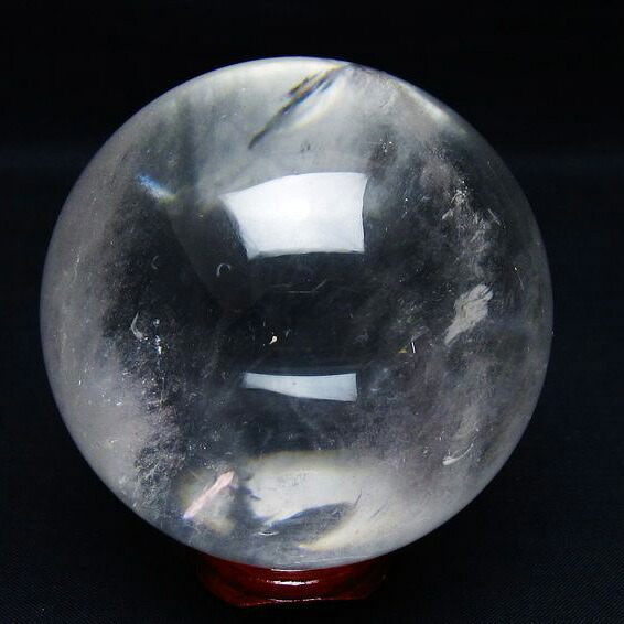 水晶 丸玉 75mm 水晶玉 置物 浄化 クリスタルボール 玉 球体 スフィア 天然石 パワーストーン すいしょう 一点物 送料無料 151-8989