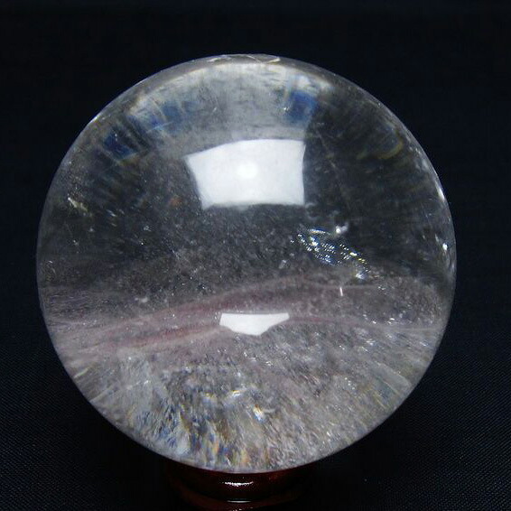 水晶 丸玉 59mm 球体 スフィア 玉 水晶玉 置物 浄化 クリスタルボール 天然石 パワーストーン すいしょう 一点物 送料無料 151-9051