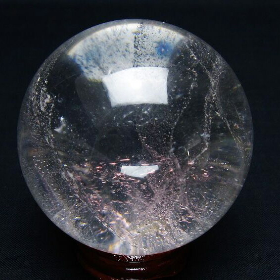 水晶 丸玉 61mm 球体 スフィア 玉 水晶玉 置物 浄化 クリスタルボール 天然石 パワーストーン すいしょう 一点物 送料無料 151-9059