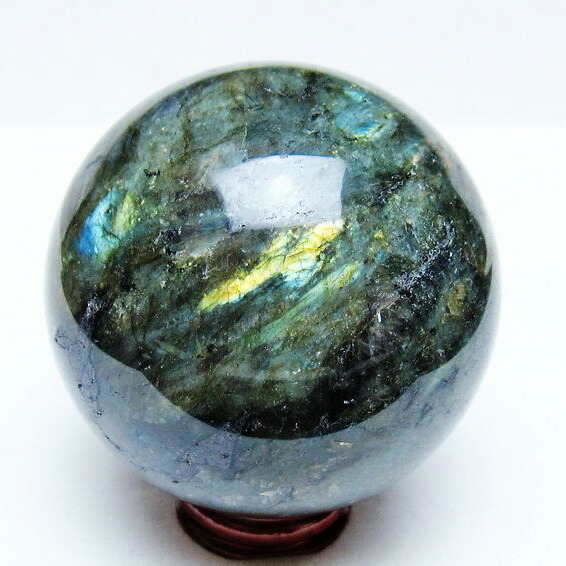 大玉　ラブラドライト　スフィア　台座付き　天然石　　パワーストーン　インテリア 大玉 ラブラドライト スフィア 台座付き 天然石 パワーストーン