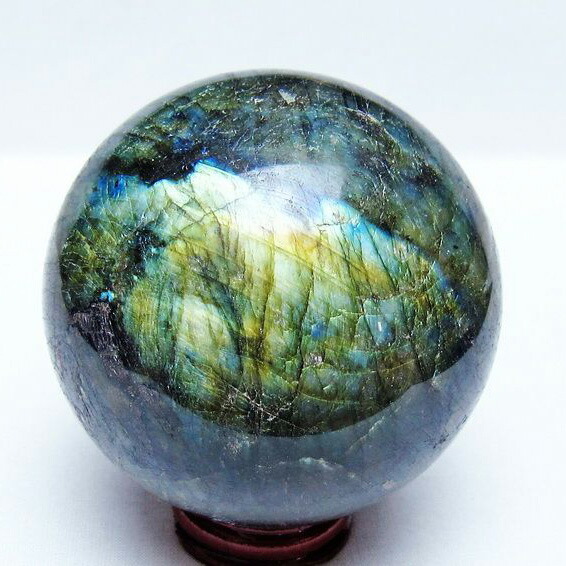 楽天市場】ラブラドライト 丸玉 約16～21mm 1個 スフィア 天然石