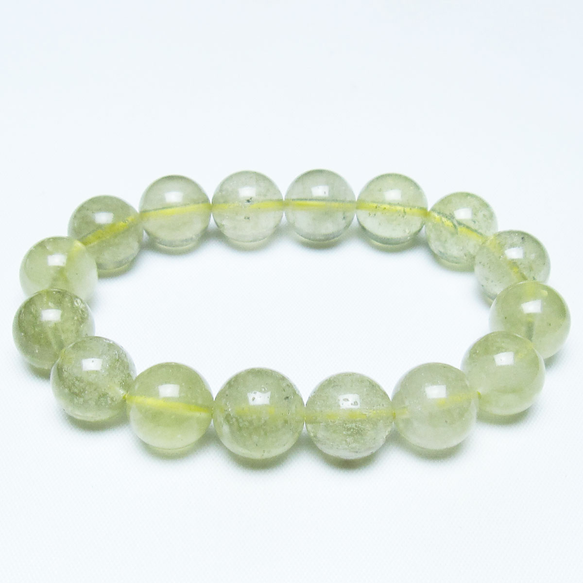 リビアングラス ブレスレット 13mm 天然ガラス ゴールデンテクタイト ブレス libyan desert glass リビアガラス リビアンデザートグラス 一点物 送料無料 199-754 22,540円