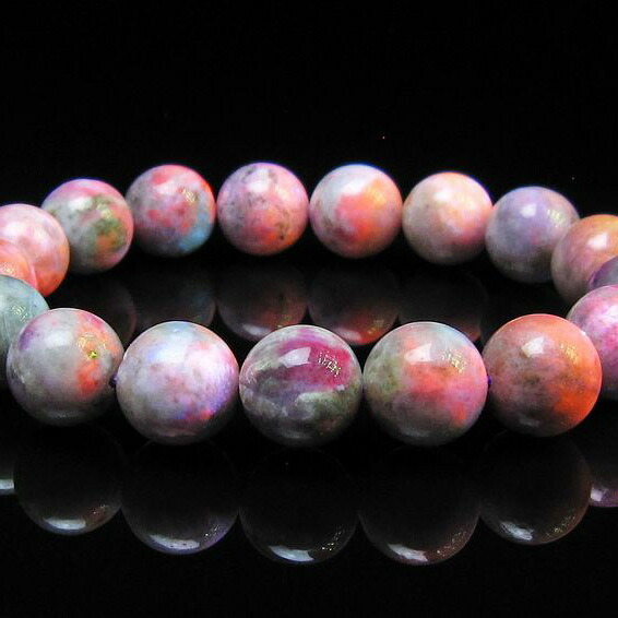 ハックマナイト ブレスレット 12mm ハックマン石 ブレス 紫外線で色が変わる カラーチェンジ hackmanite bracelet メンズ レディース 一点物 送料無料 111-49355