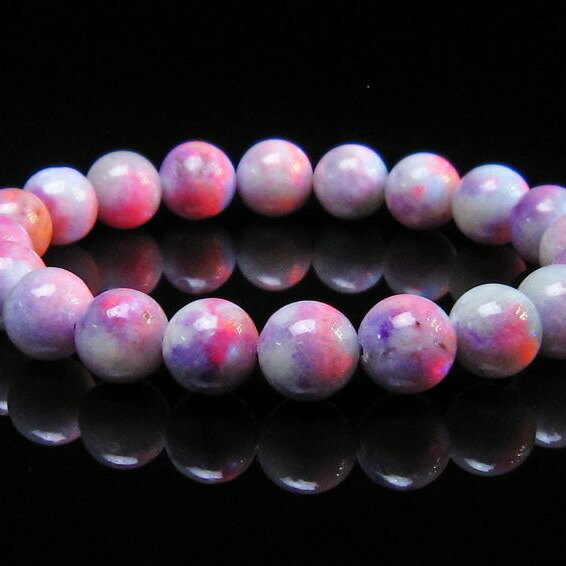ハックマナイト ブレスレット 10mm ハックマン石 ブレス 紫外線で色が変わる カラーチェンジ hackmanite bracelet メンズ レディース 一点物 送料無料 111-49413