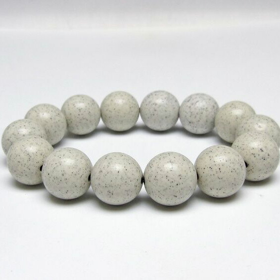 北投石 ブレスレット 16mm ホクトライト ブレス bracelet 一点物 送料無料 111-50094