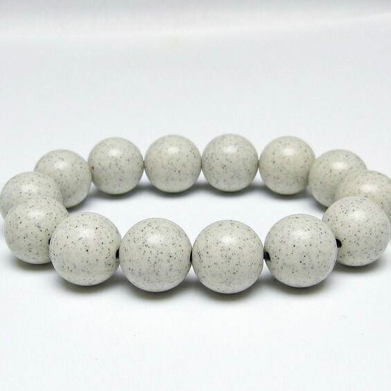 北投石 ブレスレット 16mm ホクトライト ブレス bracelet 一点物 送料無料 111-50105