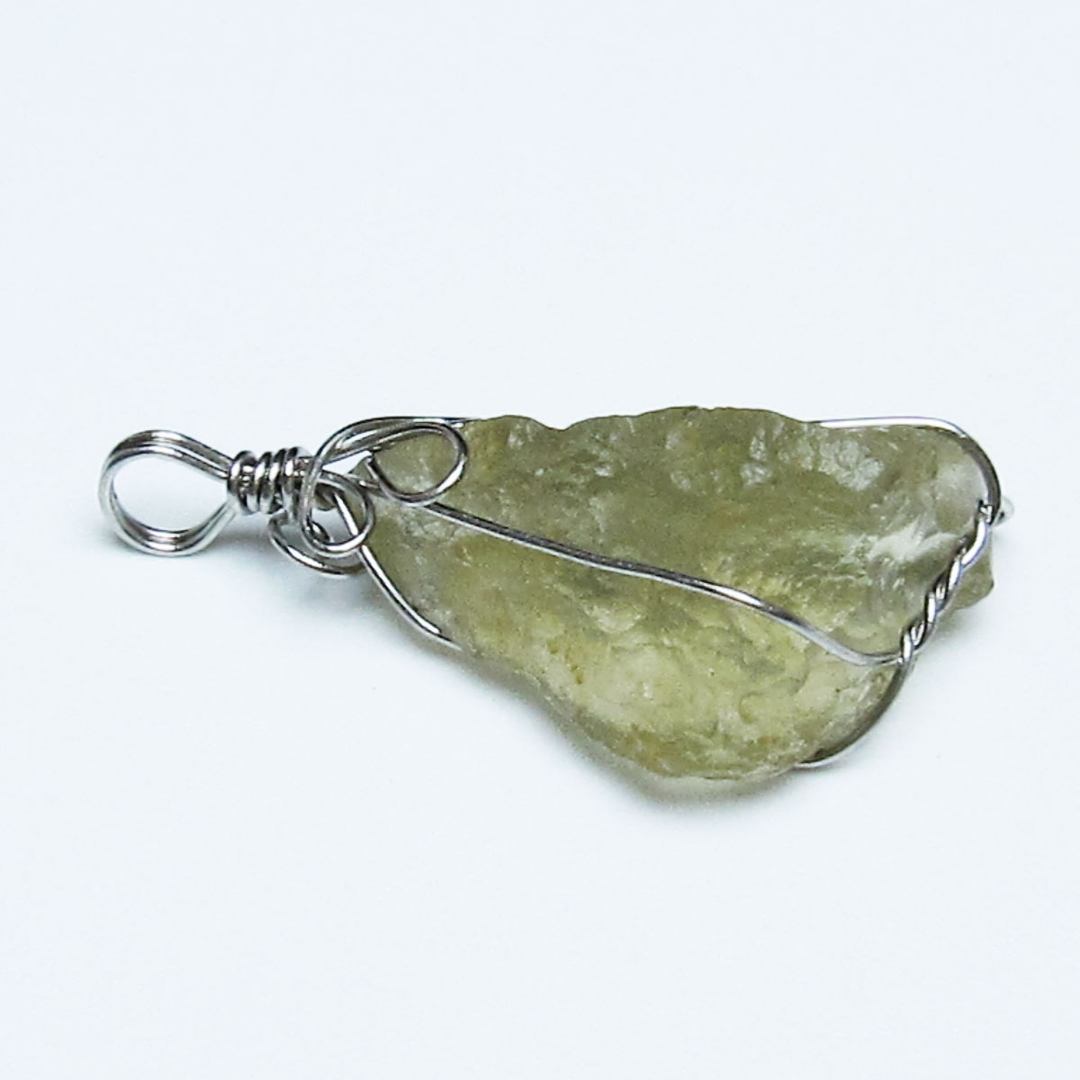 リビアングラス ペンダント libyan desert glass 原石 ペンダントトップ リビアンガラス リビアンデザートグラス pendant 一点物 送料無料 112-13874