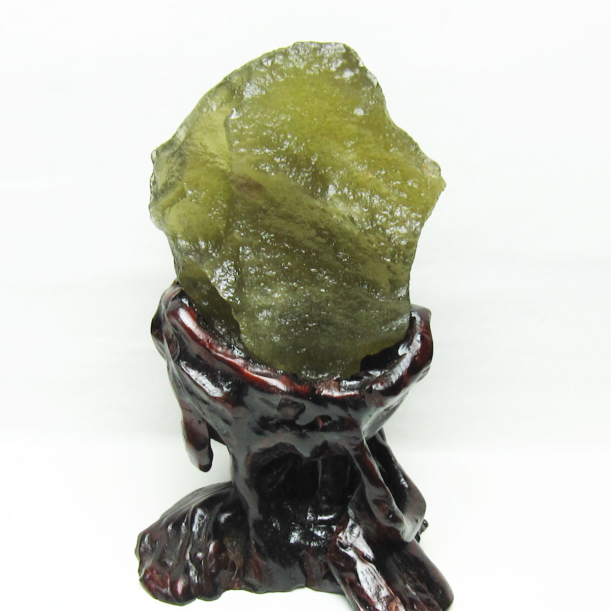 1.3Kg リビアングラス 原石 libyan desert glass ラフ原石 リビアンガラス リビアンデザートグラス 台座付属 一点物 送料無料 199-963