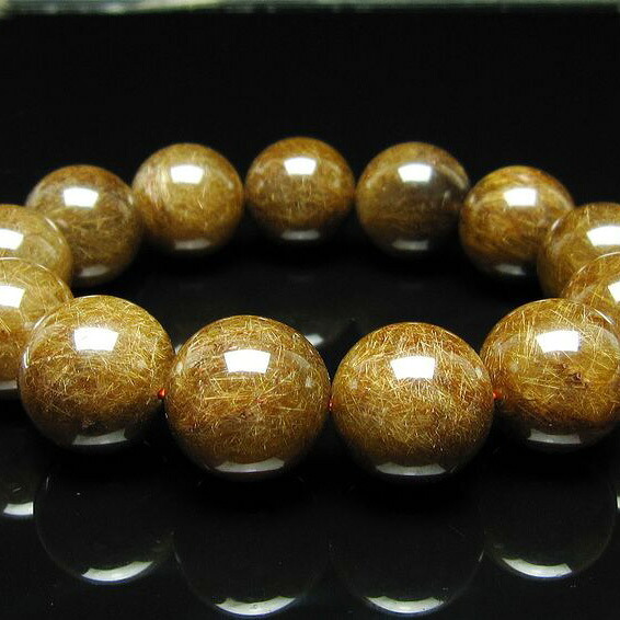 ルチルクォーツ ブレスレット 19mm ブロンズルチル ブレス ルチレイテッドクォーツ bracelet メンズ レディース 送料無料 一点物 111-50787|天然石・パワーストーンの東昇