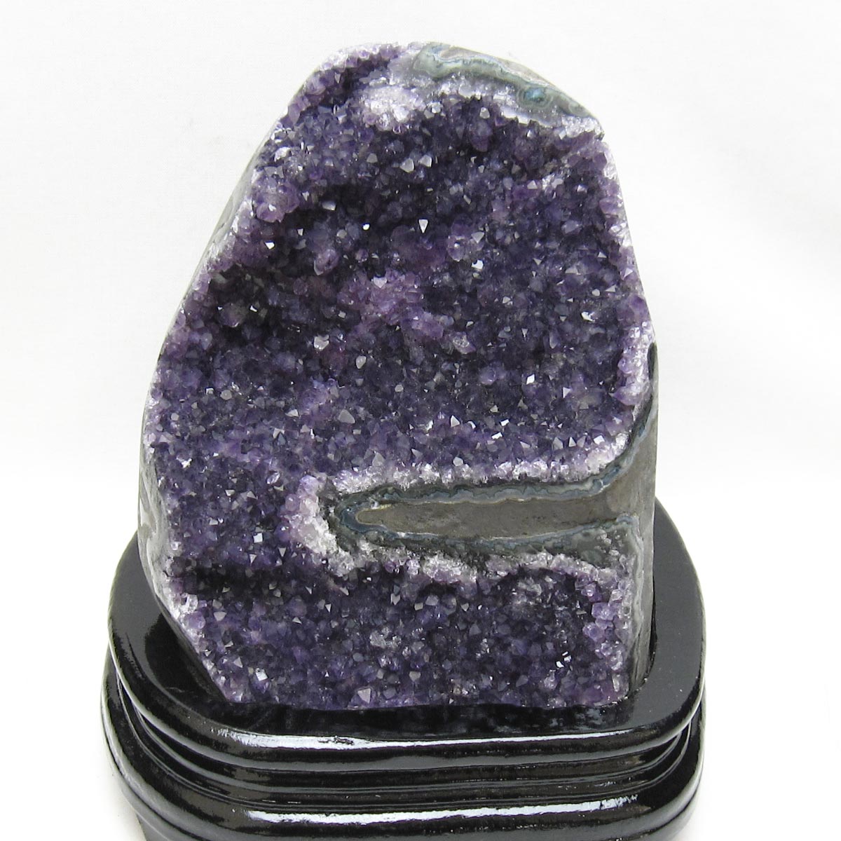 アメジスト クラスター 2.2Kg ウルグアイ産 アメジスト 原石 台座付属 送料無料 amethyst パワーストーン 天然石 ametista 一点物 192-714｜天然石・パワーストーンの東昇