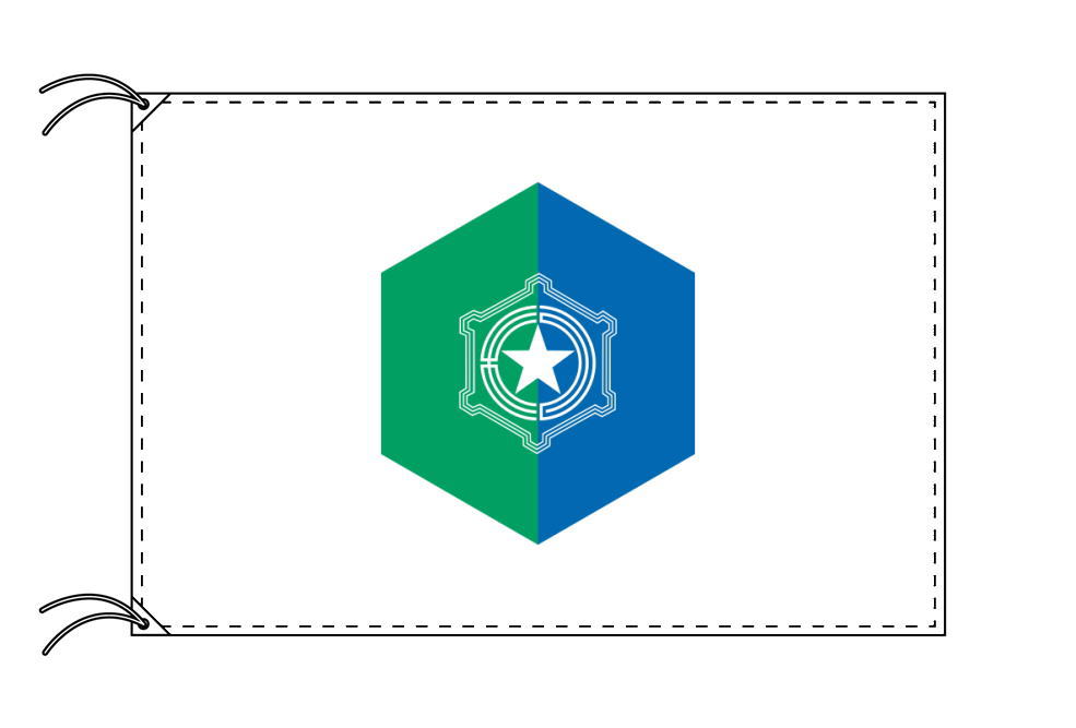 楽天市場】TOSPA 札幌市旗 北海道道庁所在地の市の旗 Lサイズ 50×75cm