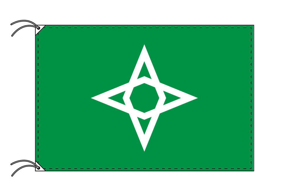 国旗 全国47県庁所在地の市旗を販売中 盛岡市の市旗 岩手県 県庁所在地 サイズ 100 150cm テトロン製 日本製 トスパ世界の国旗販売ショップ