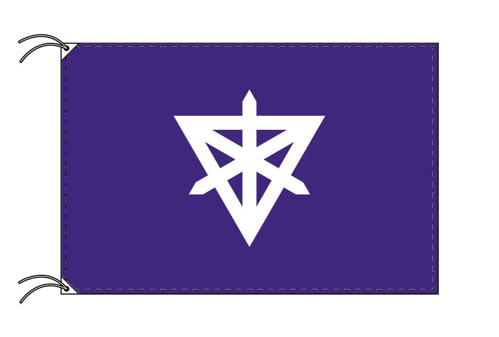 TOSPA 墨田区旗 東京23区の旗 70&times;105cm テトロン製 日本製 東京都の区旗シリーズ｜トスパ世界の国旗販売ショップ