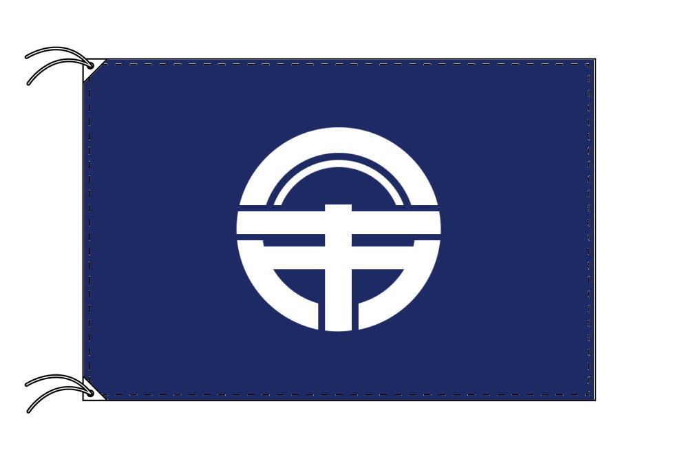 TOSPA 徳島市旗 徳島県県庁所在地の市の旗 120×180cm テトロン製 日本製 日本の県庁所在地旗シリーズ
