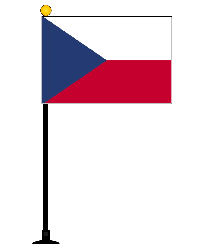 楽天市場 チェコ 国旗 ミニフラッグ 旗サイズ10 5 15 7cm テトロンスエード製 ポール27cm 吸盤のセット 日本製 世界の国旗 シリーズ トスパ世界の国旗販売ショップ