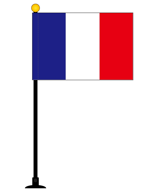 楽天市場 フランス 国旗 ミニフラッグ 旗サイズ10 5 15 7cm テトロンスエード製 ポール27cm 吸盤のセット 日本製 世界の国旗 シリーズ トスパ世界の国旗販売ショップ