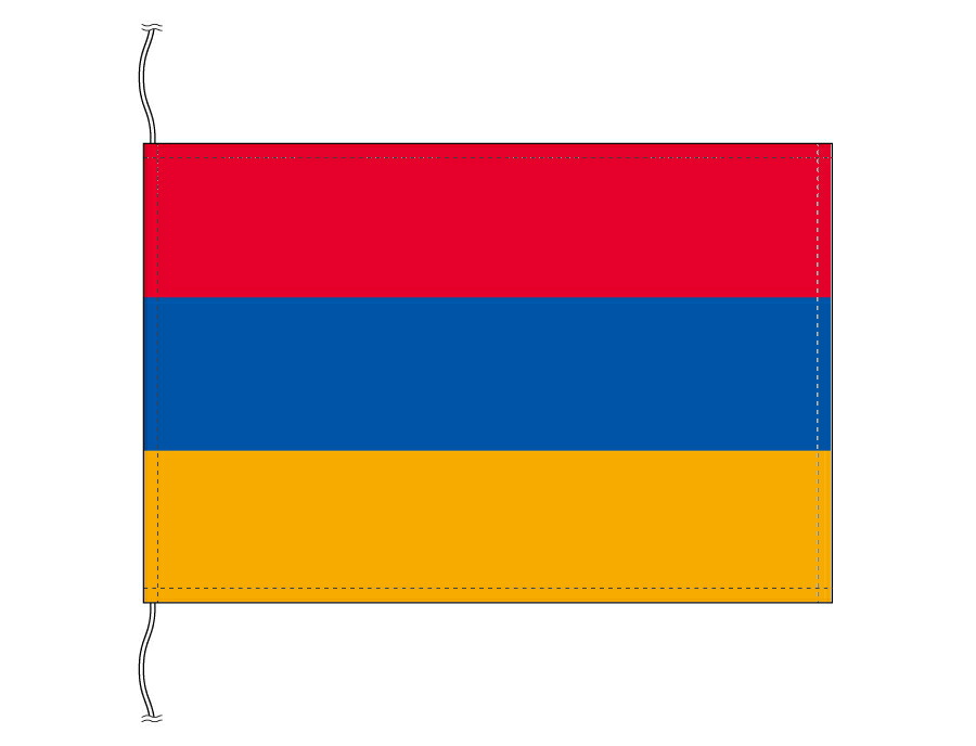 楽天市場 アルメニア 国旗 卓上旗 旗サイズ 16 24ｃｍ アクリル生地 トスパ世界の国旗販売ショップ