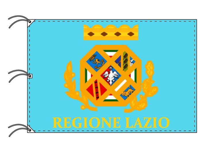 TOSPA イタリア 州旗 ラツィオ州（140&times;210cm 高級テトロン製 日本製）｜トスパ世界の国旗販売ショップ