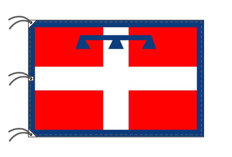 TOSPA イタリア 州旗 ピエモンテ州(140×210cm 高級テトロン製 日本製)|トスパ世界の国旗販売ショップ