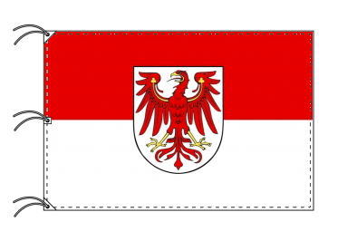TOSPA ドイツ 州旗 ブランデンブルク州（140×210cm 高級テトロン 日本製）