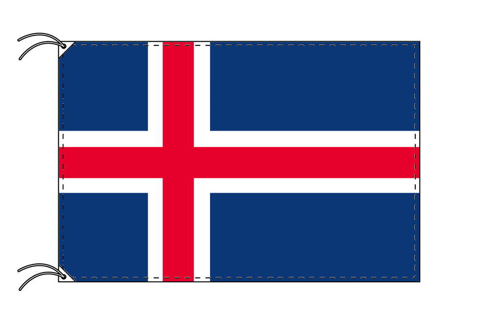 楽天市場】【レンタル】 3泊4日レンタル旗 アイスランド国旗・付属品