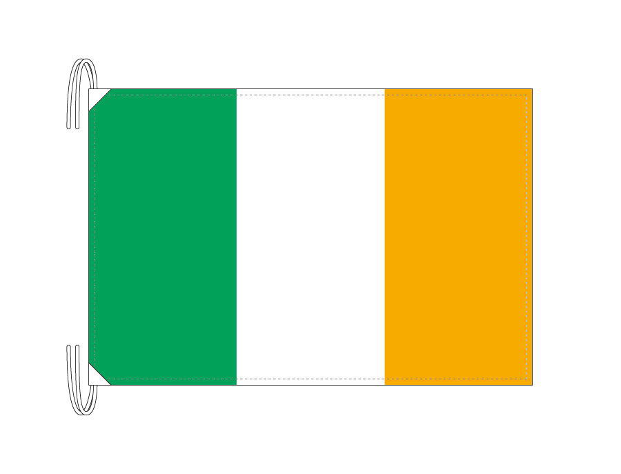 楽天市場 アイルランド 国旗 Lサイズ 50 75cm テトロン製 日本製 世界の国旗シリーズ トスパ世界の国旗販売ショップ