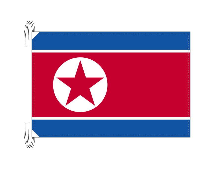 楽天市場】TOSPA 朝鮮民主主義人民共和国 北朝鮮 国旗 100×150cm