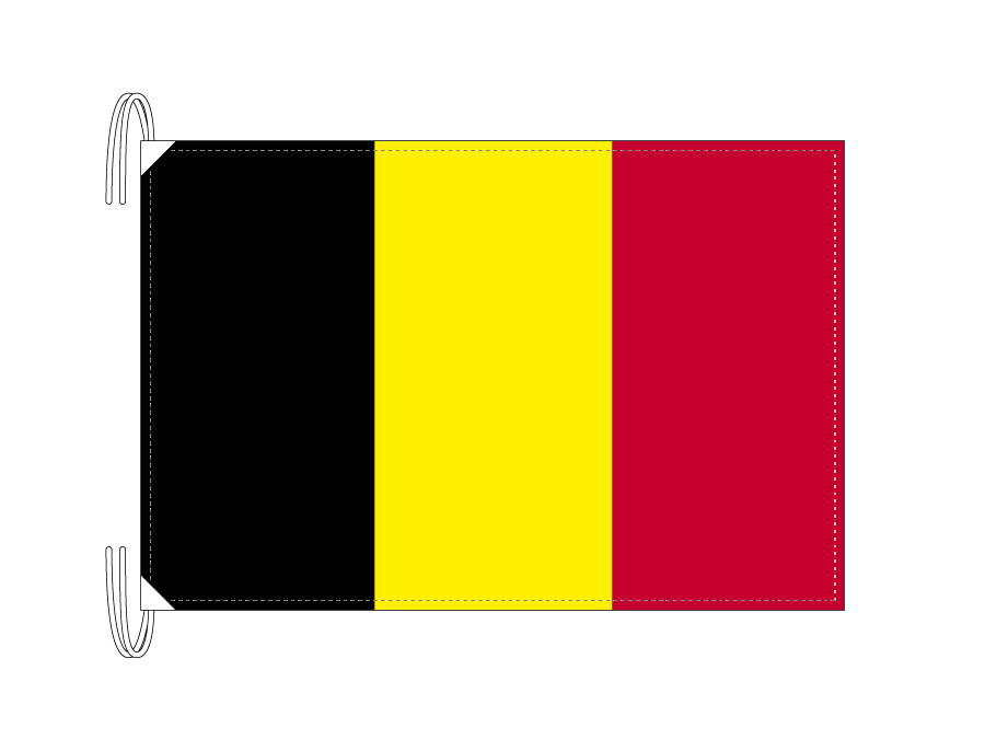 手数料安い ベルギー 国旗 180 270cm テトロン製 日本製 世界の国旗シリーズ 代引不可 Lanmexx Com