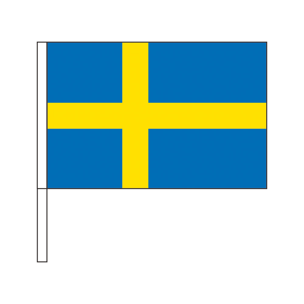 楽天市場 スウェーデン国旗 ポータブルフラッグ 旗サイズ25 37 5cm テトロン製 日本製 世界の国旗シリーズ トスパ世界の国旗販売ショップ