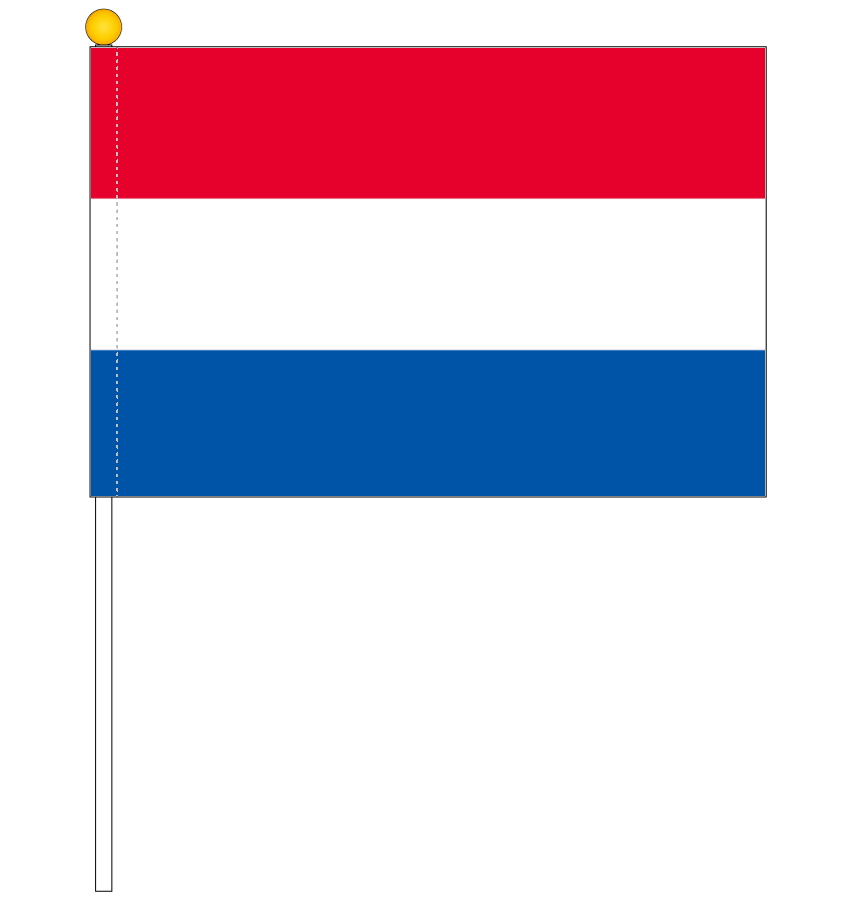 楽天市場 オランダ国旗 ポータブルフラッグ 旗サイズ25 37 5cm テトロン製 日本製 世界の国旗シリーズ トスパ世界の国旗販売ショップ