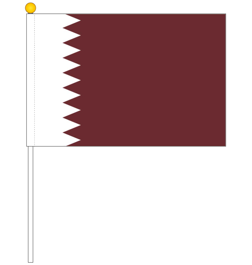 楽天市場 カタール国旗 ポータブルフラッグ 吸盤付きセット 旗サイズ25 37 5cm テトロン製 日本製 世界の国旗シリーズ トスパ世界の国旗 販売ショップ