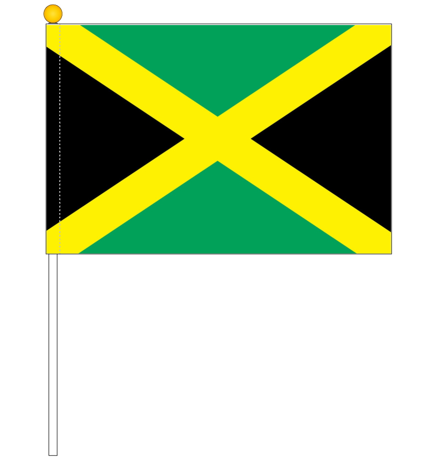 楽天市場 ジャマイカ国旗 ポータブルフラッグ 旗サイズ25 37 5cm テトロン製 日本製 世界の国旗シリーズ トスパ世界の国旗販売ショップ