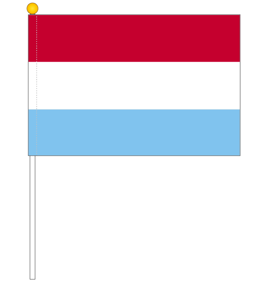 楽天市場 ルクセンブルク国旗 ポータブルフラッグ 旗サイズ25 37 5cm テトロン製 日本製 世界の国旗シリーズ トスパ世界の国旗販売ショップ