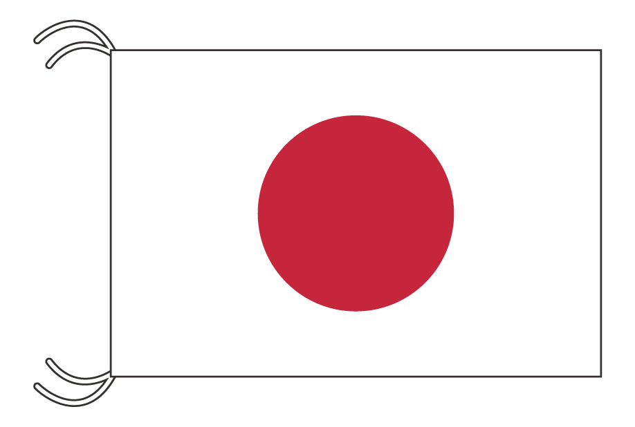 【楽天市場】日本 MLサイズ 45×67.5cm テトロン製 日本製 世界の国旗シリーズ：トスパ世界の国旗販売ショップ