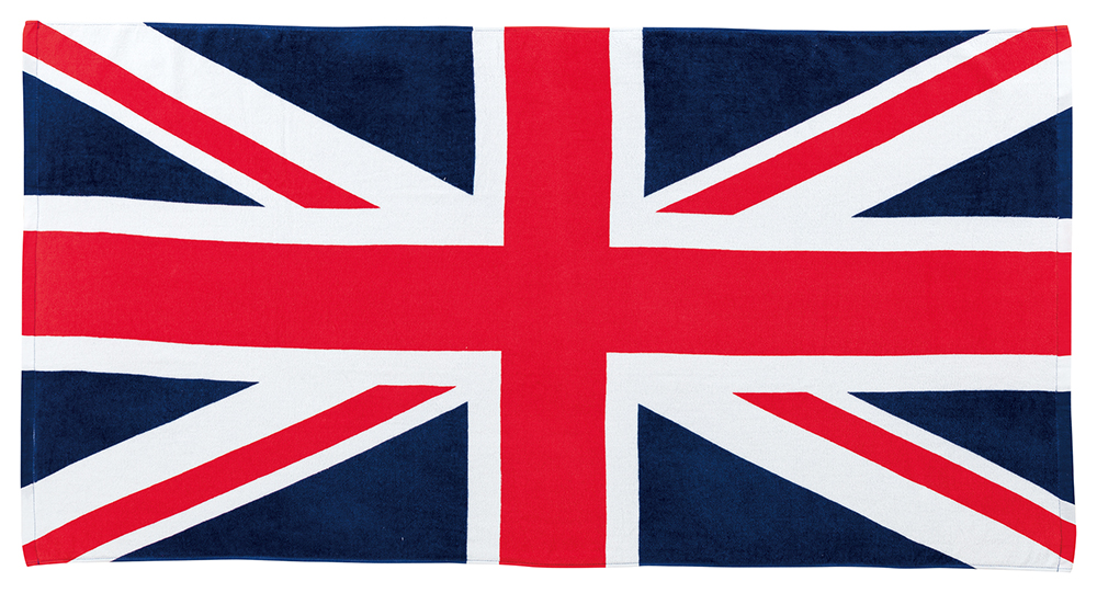 楽天市場 国旗 レジャータオル イギリス国旗柄 ユニオンジャック 英国 応援タオル 綿100 大型サイズ70 140ｃｍ トスパ世界の国旗販売ショップ