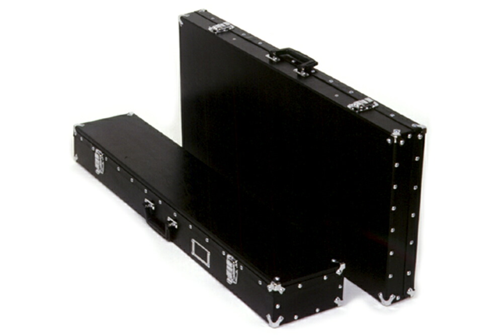 TOSPA 大型組トランク 黒ビニールレザー 旗用:45&times;10&times;100ｃｍ 付属品用：18&times;12&times;100ｃｍ｜トスパ世界の国旗販売ショップ 78,540円