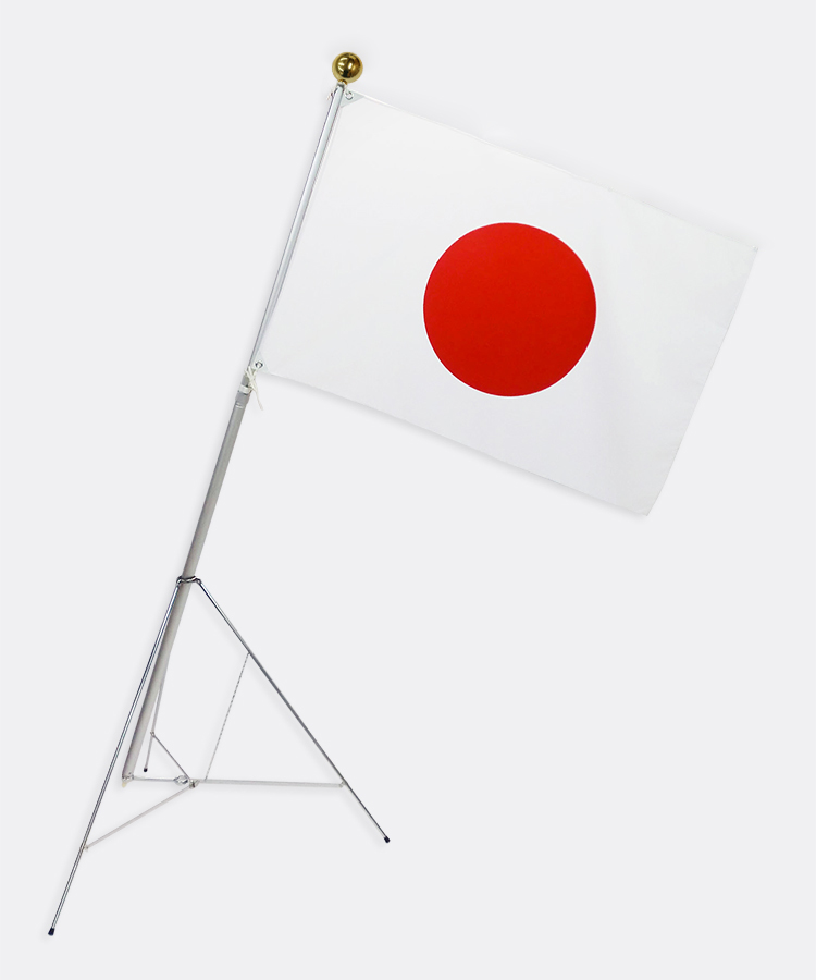 楽天市場 高級大型日の丸国旗セット テトロン 90 135cm日本国旗 収納ケース付き 日本製 トスパ世界の国旗販売ショップ