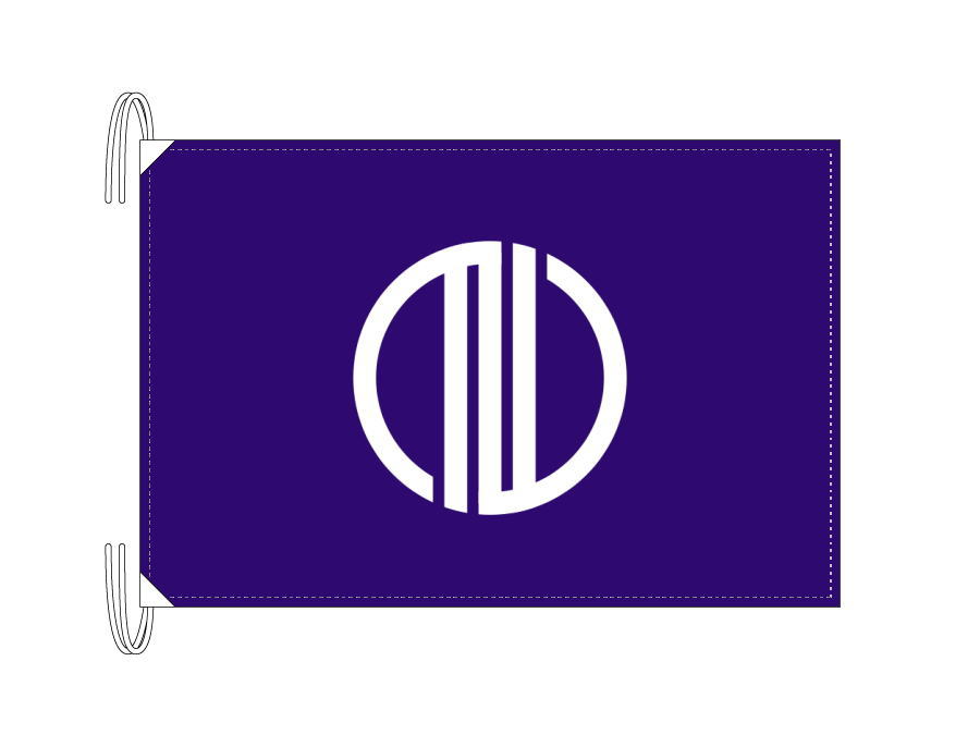 TOSPA 仙台市旗 宮城県県庁所在地の市の旗 Lサイズ 50×75cm テトロン製 日本製 日本の県庁所在地旗シリーズ