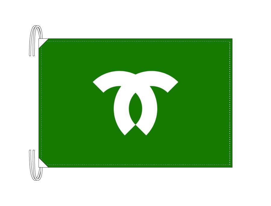 TOSPA 神戸市旗 兵庫県県庁所在地の市の旗 Lサイズ 50&times;75cm テトロン製 日本製 日本の県庁所在地旗シリーズ｜トスパ世界の国旗販売ショップ